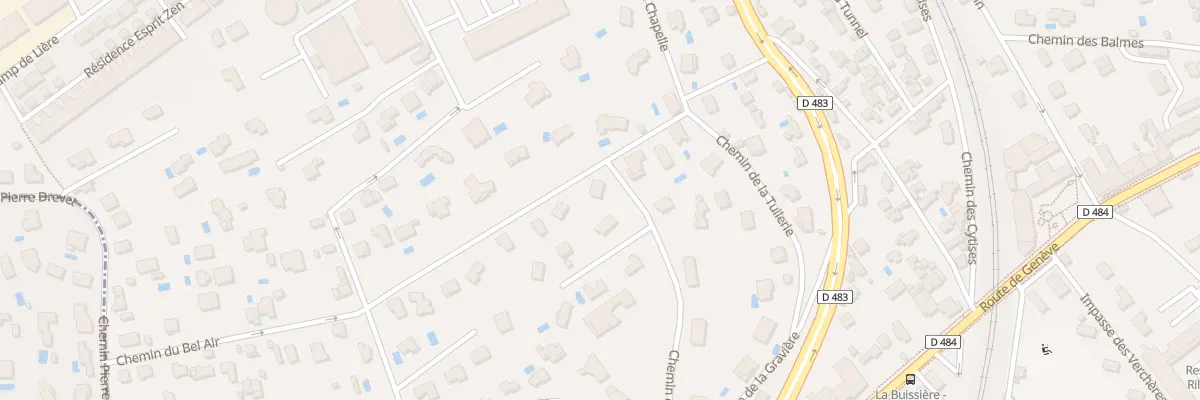Plan du 9002 Che de Bellevue à Rillieux-la-Pape