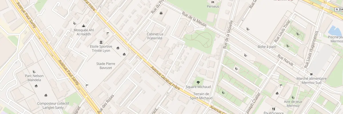 Plan du 7 Imp Claude Jourdan à Lyon 8e Arrondissement