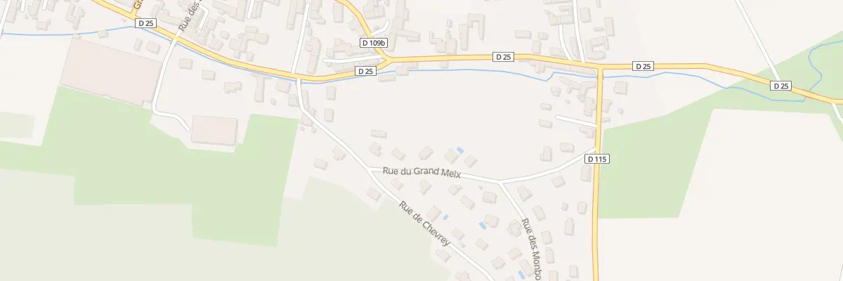 Plan du 3 Rue du Grand Meix à Meuilley