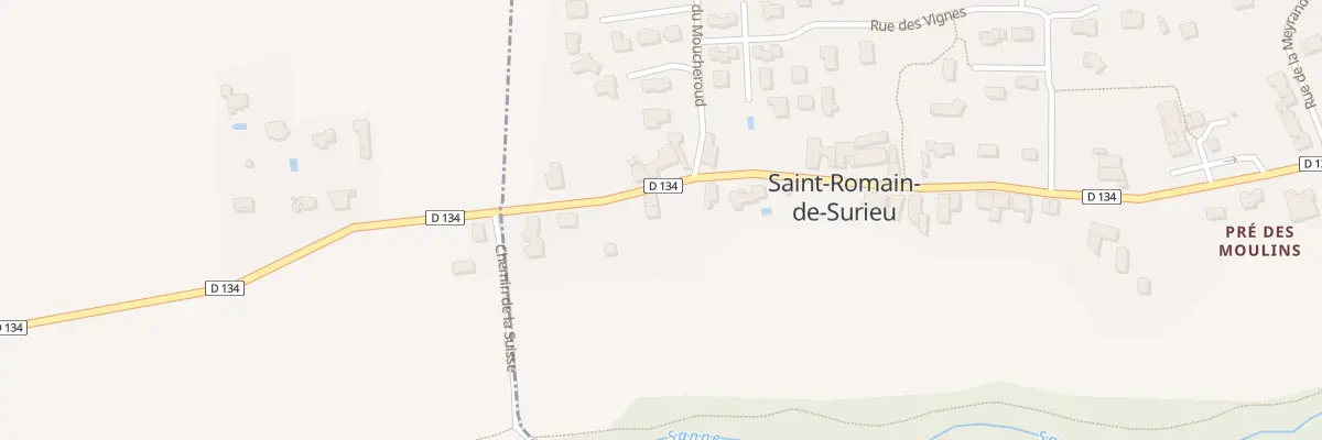Plan du 5020 Le Village à Saint-Romain-de-Surieu