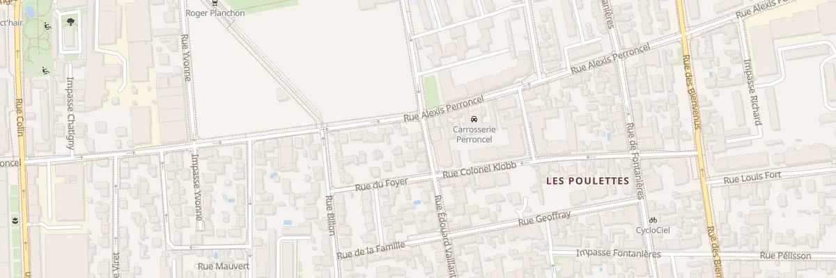 Plan du 50 Rue Edouard Vaillant à Villeurbanne