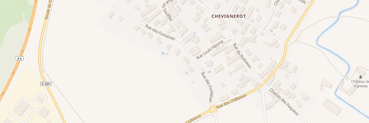 Plan du 9 Rue des Fontaines à Vignoles