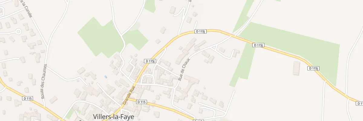 Plan du 17 Rue de Chaux à Villers-la-Faye