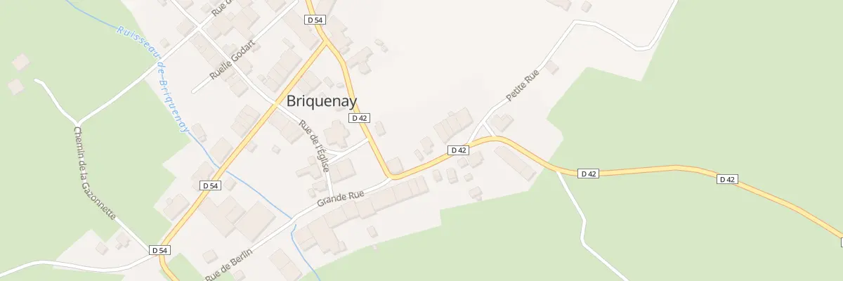 Plan du 3 Gr Grande Rue à Briquenay