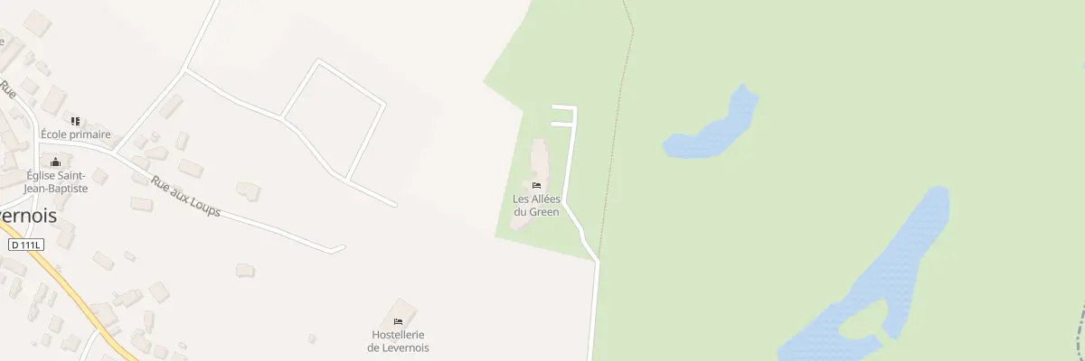 Plan du 19 Rue du Golf à Levernois