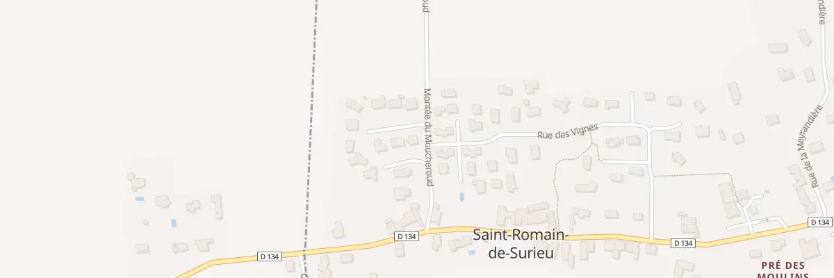 Plan du 1 Mte du Moucheroud à Saint-Romain-de-Surieu