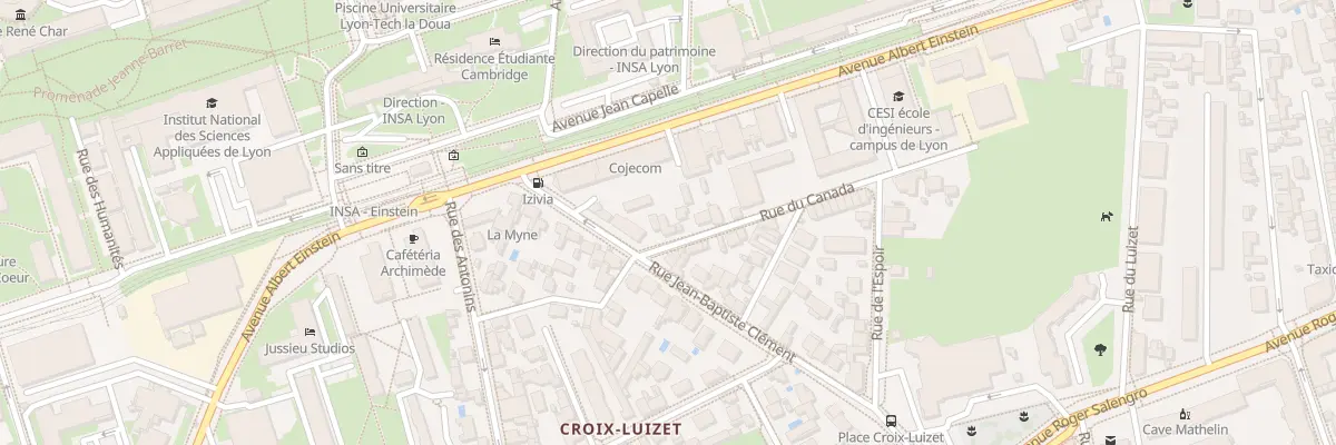 Plan du 3 Rue du Canada à Villeurbanne