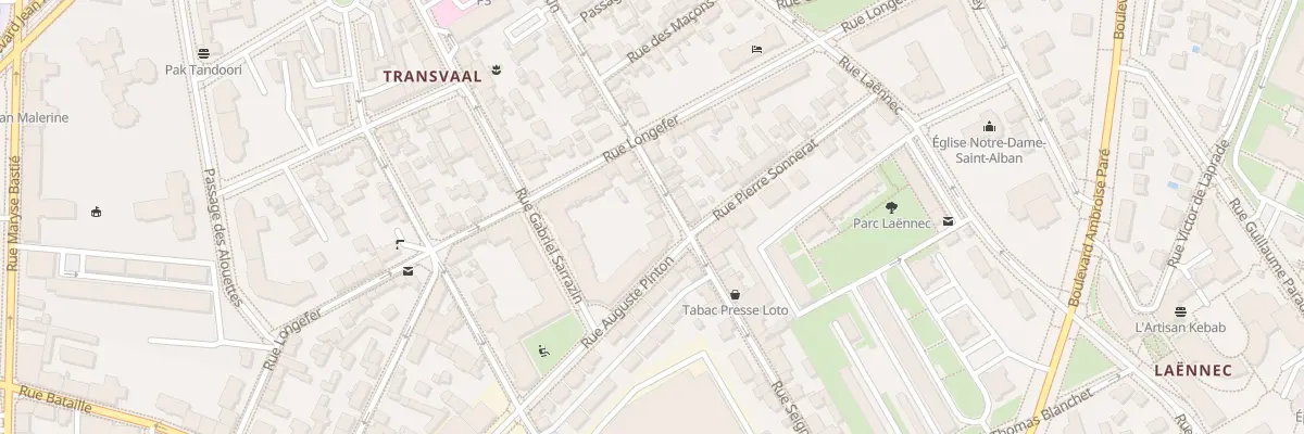 Plan du 34 Rue Seignemartin à Lyon 8e Arrondissement