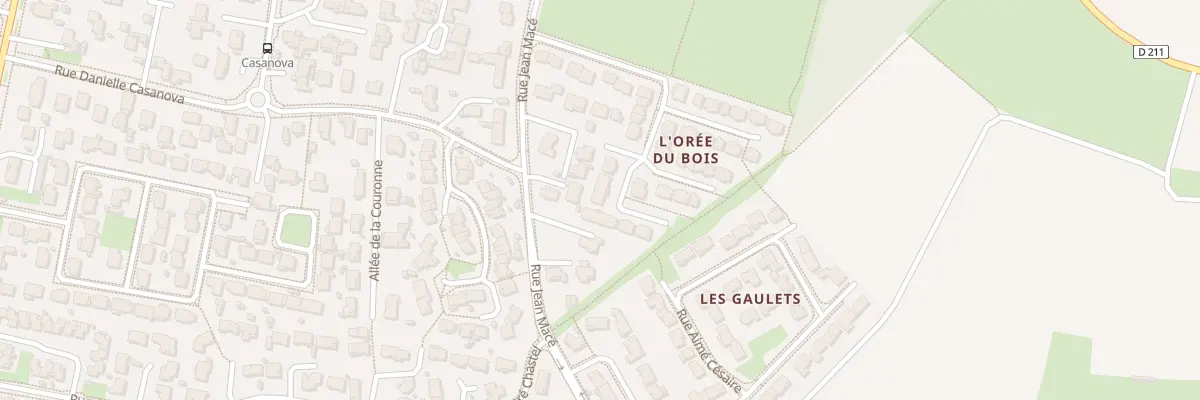 Plan du 20 All de l’Orée du Bois à Portes-lès-Valence