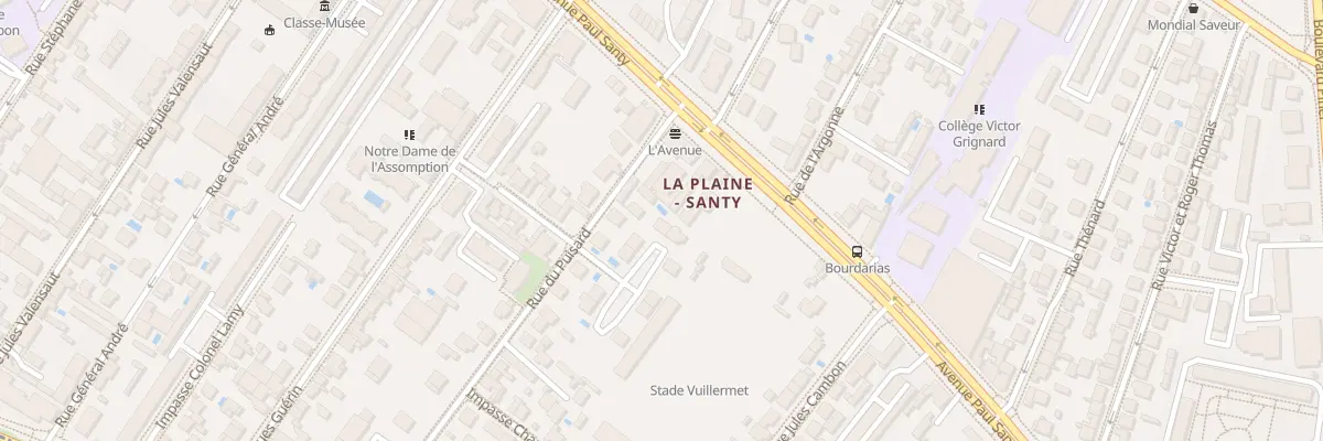Plan du 5T Rue du Puisard à Lyon 8e Arrondissement
