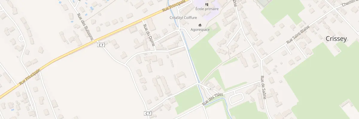 Plan du 16 Rue du Dome à Crissey