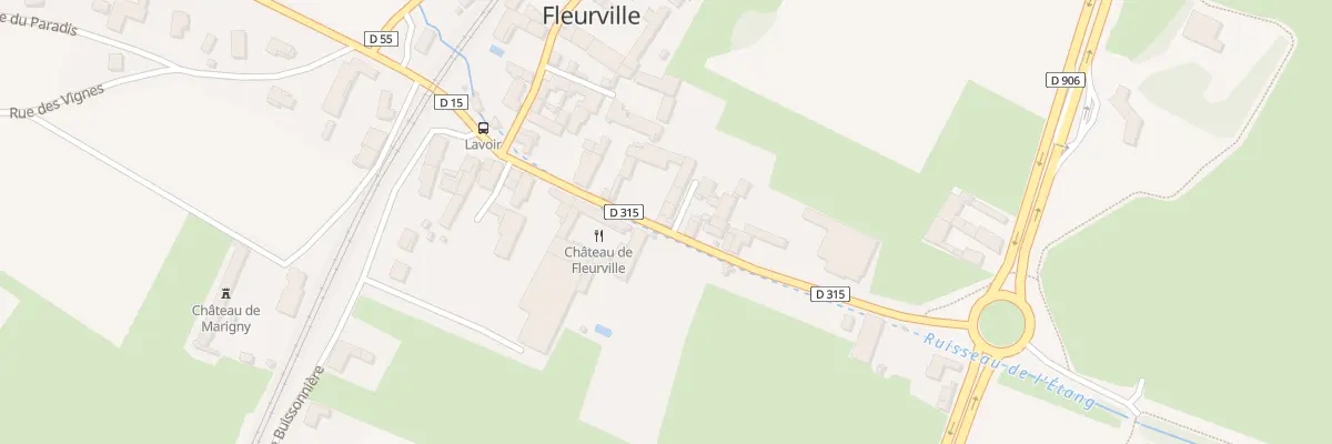 Plan du 5 Imp de la Tour à Fleurville