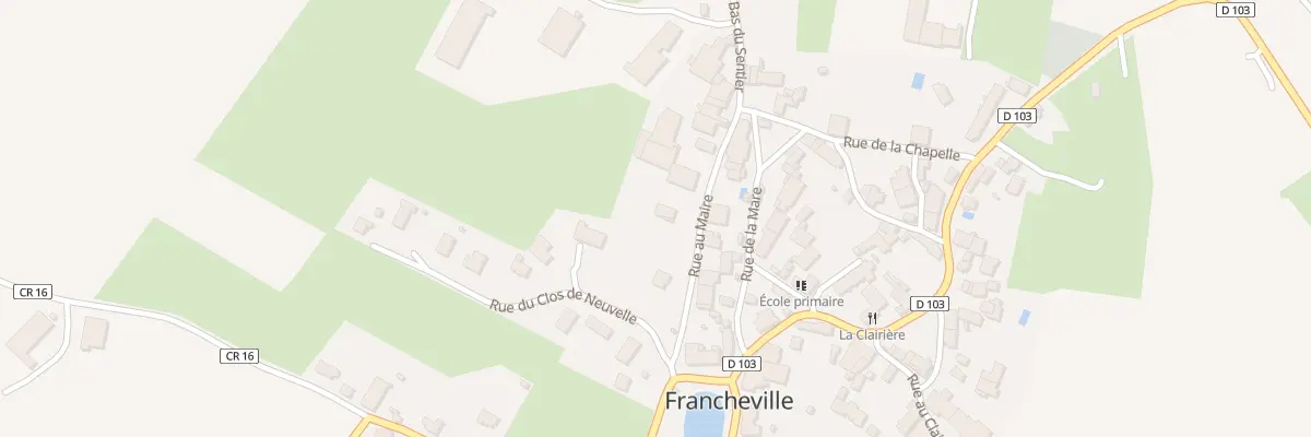 Plan du 5 Rue au Maire à Francheville