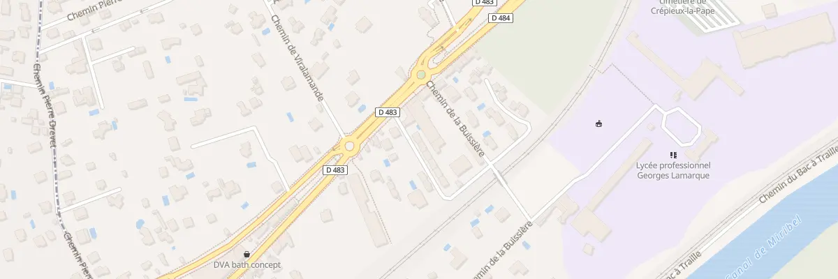Plan du 45 Rue de la Salaison à Rillieux-la-Pape