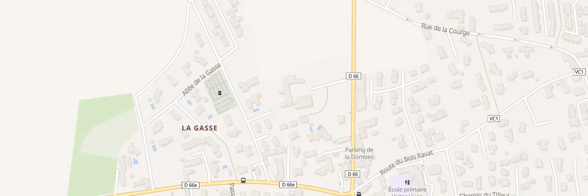 Plan de La Petite Bachee à Civrieux
