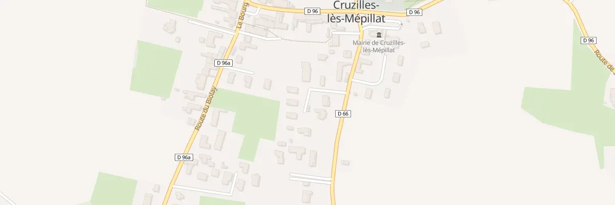 Plan du 5300 Cruzilles à Cruzilles-lès-Mépillat