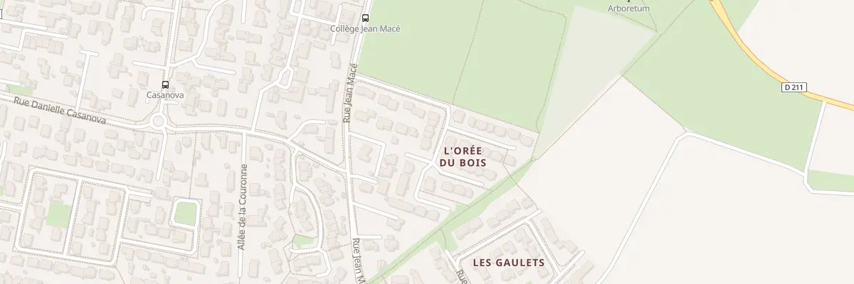 Plan du 42 All de l’Orée du Bois à Portes-lès-Valence