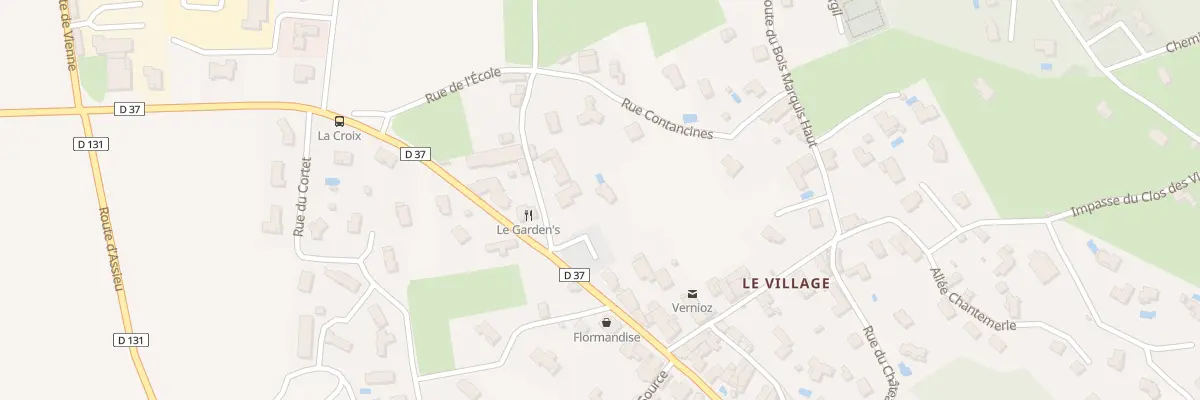 Plan du 9002 Le Village à Vernioz
