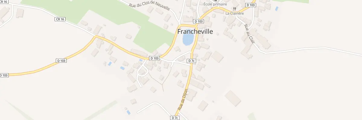 Plan du 1 Rue des Bordes à Francheville