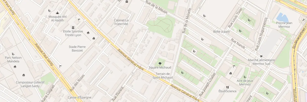 Plan du 157B Av Général Frère à Lyon 8e Arrondissement