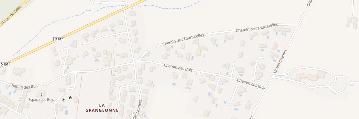 Plan du 565 Che des Buis à Marsanne