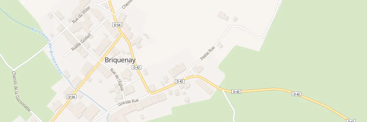 Plan du 11 Gr Grande Rue à Briquenay