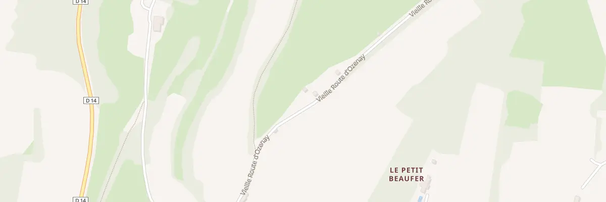 Plan du 2190 Rte Vieille Route d’Ozenay à Tournus