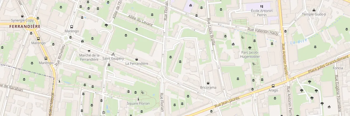 Plan du 51 Av Antoine Saint Exupery à Villeurbanne