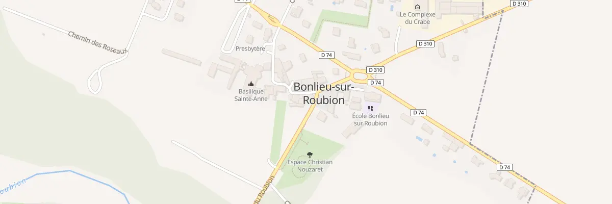 Plan du 100 Rte du Roubion à Bonlieu-sur-Roubion