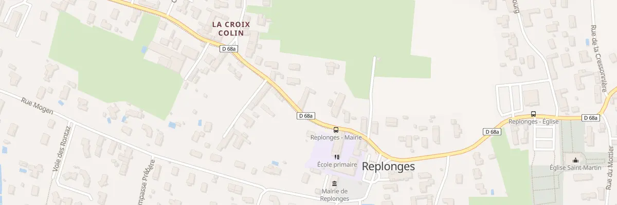 Plan du 603 Rue de la Croix Colin à Replonges