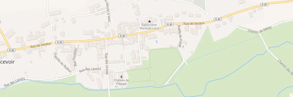 Plan du 5 Rue des Halles à Dancevoir