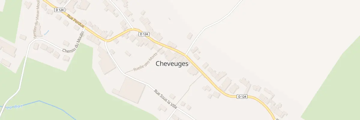 Plan du 22 Rue de la Belle Volée à Cheveuges