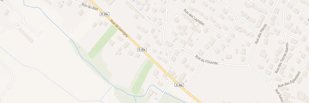 Plan du 39 Rue de Serrigny à Ladoix-Serrigny