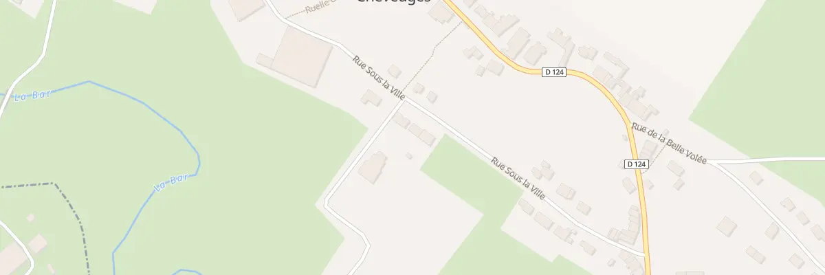 Plan du 8 Rue sous la Ville à Cheveuges