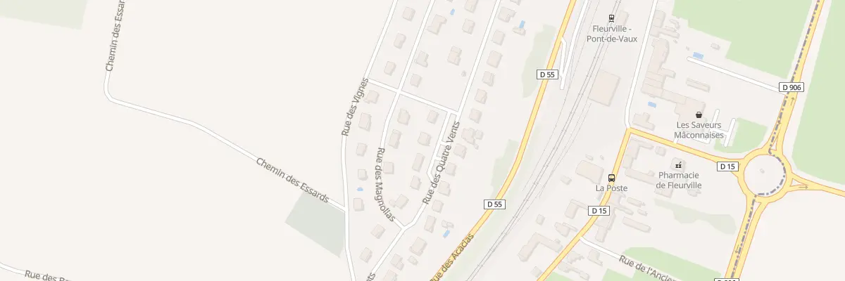 Plan du 14 Rue des 4 Vents à Fleurville
