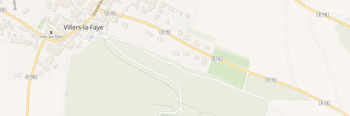Plan du 12 Rue de Corgoloin à Villers-la-Faye