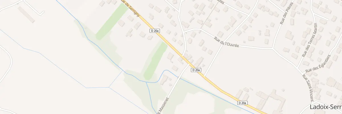Plan du 46 Rue de Serrigny à Ladoix-Serrigny