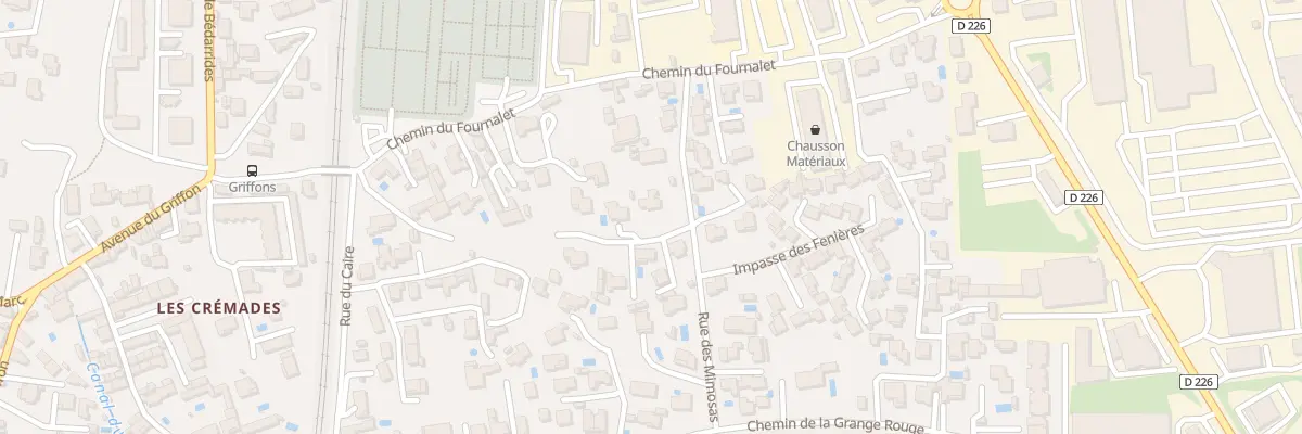 Plan du 55 Rue des Mimosas à Sorgues