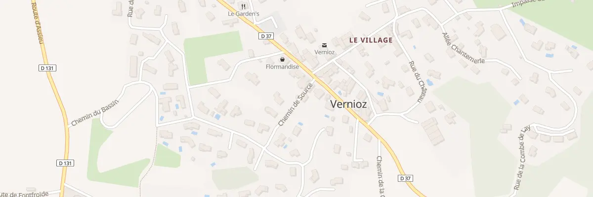 Plan du 5294 Le Village à Vernioz