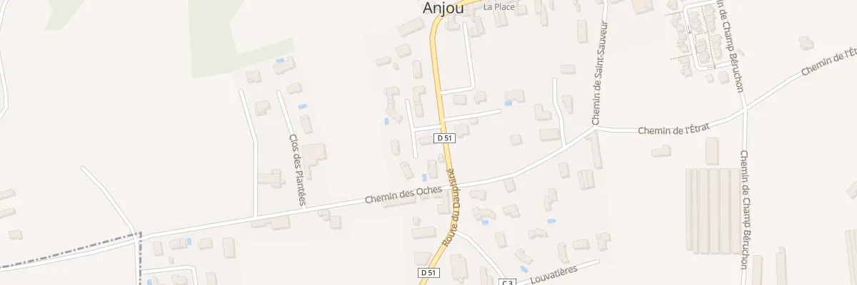 Plan du 1 Lot du Dauphine à Anjou
