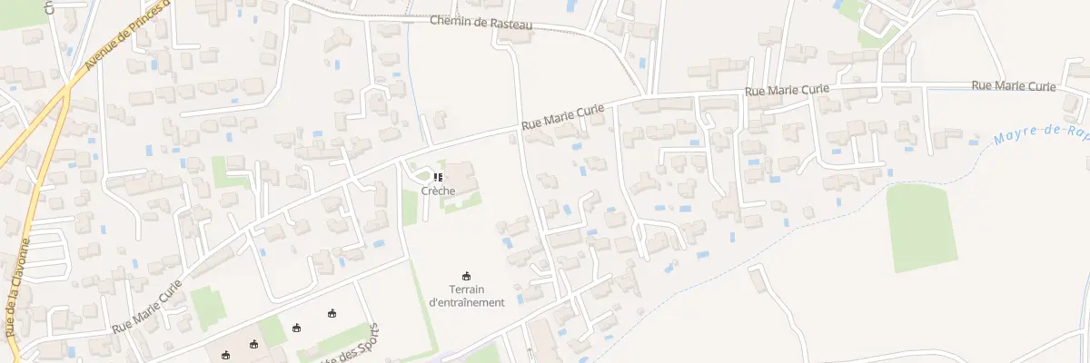 Plan du 6097 Rue Marie Curie à Camaret-sur-Aigues