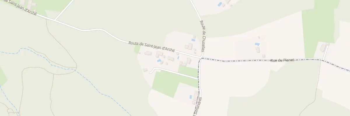 Plan du 1610 Che de St Jean d’Arche à Simandres