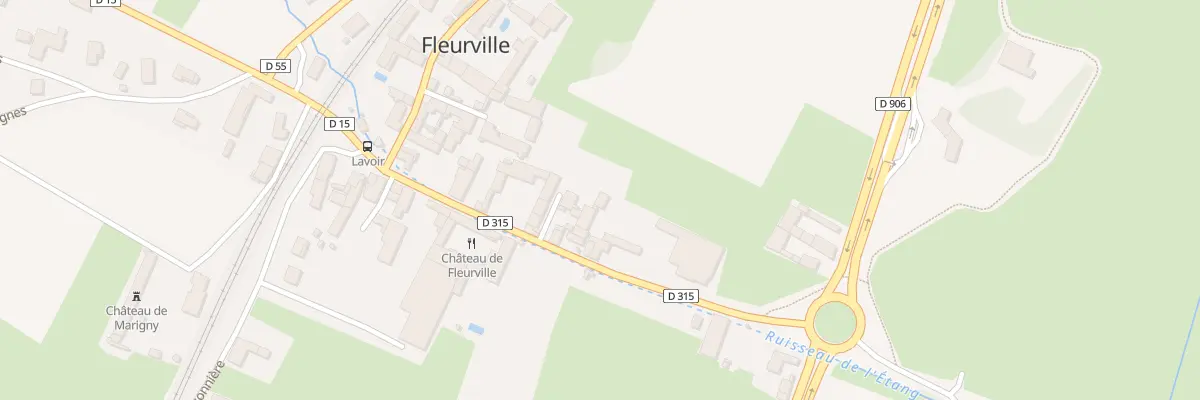 Plan du 5043F Rue du Glamont à Fleurville