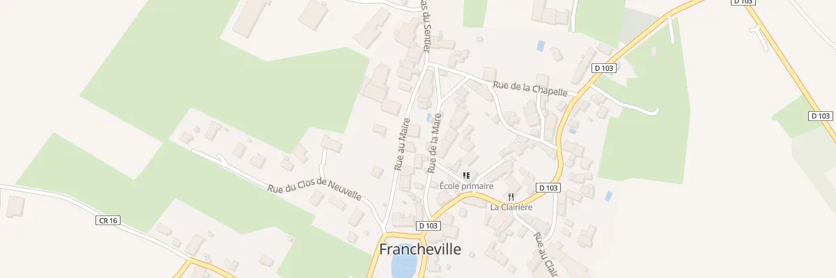 Plan du 4 Rue au Maire à Francheville