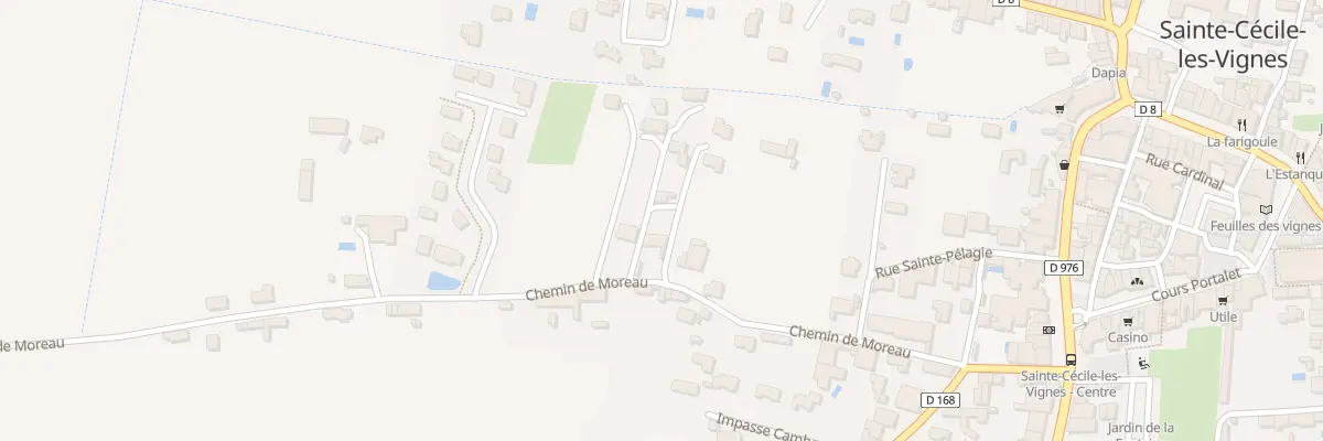 Plan du 54 Imp des Tourterelles à Sainte-Cécile-les-Vignes