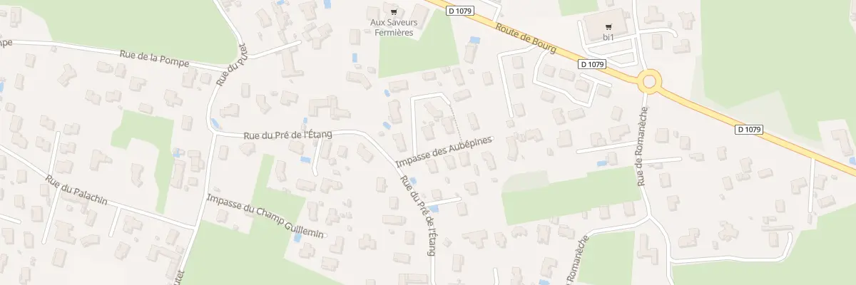 Plan du 9 Rue du Pre de l’Etang à Replonges