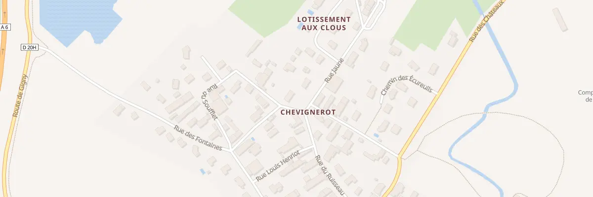 Plan du 12 Rue du Ruisseau à Vignoles