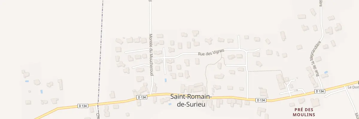 Plan du 23B Rue des Vignes à Saint-Romain-de-Surieu