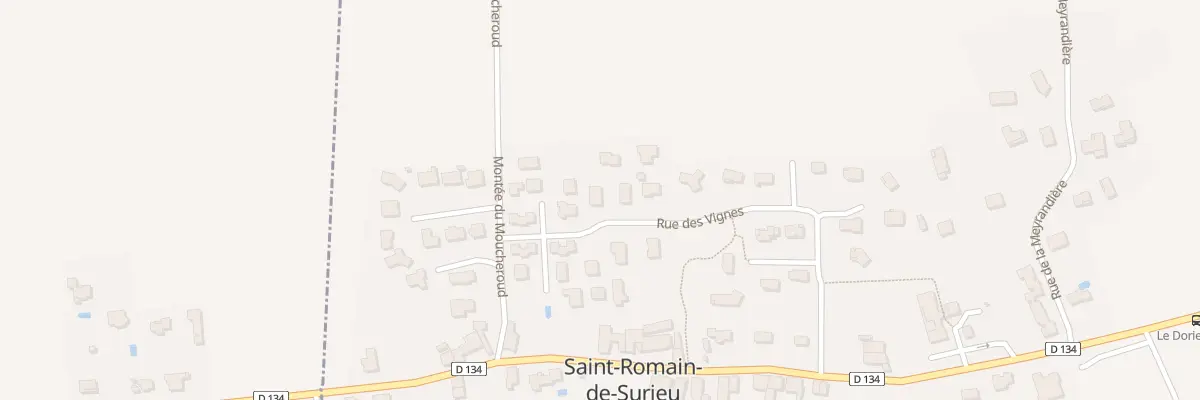 Plan du 30 Rue des Vignes à Saint-Romain-de-Surieu