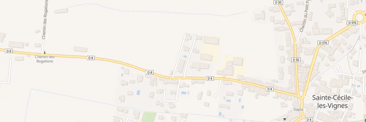 Plan du 34 Rte de Bollène à Sainte-Cécile-les-Vignes